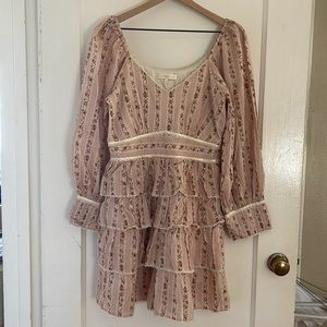 Loveshackfancy Astor dress in Macaroon / size 10.